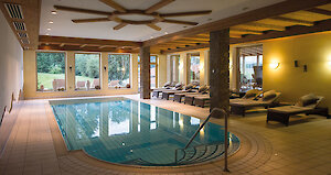 Poollandschaft im Wohlfühlhotel St. Gunther